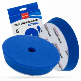 Maxshine 5.2" Universal High Foam Cutting Polishing Pad with Hole - Removes Heavy Swirl Marks, Scratches, & Oxidation - Professional Detailing Supplies