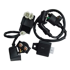 Ignition Coil AC CDI Solenoid Relay Voltage Regulator For GY6 49cc 50cc 125cc 150cc ATV Scooter Moped