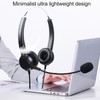 Call Center Headset Adjustable Wired Noise Cancelling Customer Service Headset