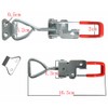 MINGZE 2pcs 600Kg Triangle Shaped Lever Latch Toggle Clamp, 4003