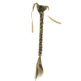 Lydell 24" Long Fishtail Braid Wrap Around Ponytail Extension Synthetic Hairpiece #14-24 Light Golden Brown