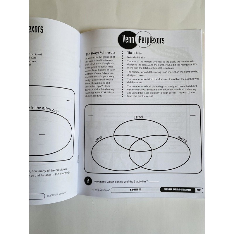 MindWare Lot of 2 Best of MindWare Brain Teasers Volume
