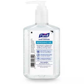 Purell Advanced Hand Sanitizer Refreshing Gel, 8 oz Pump Bottle