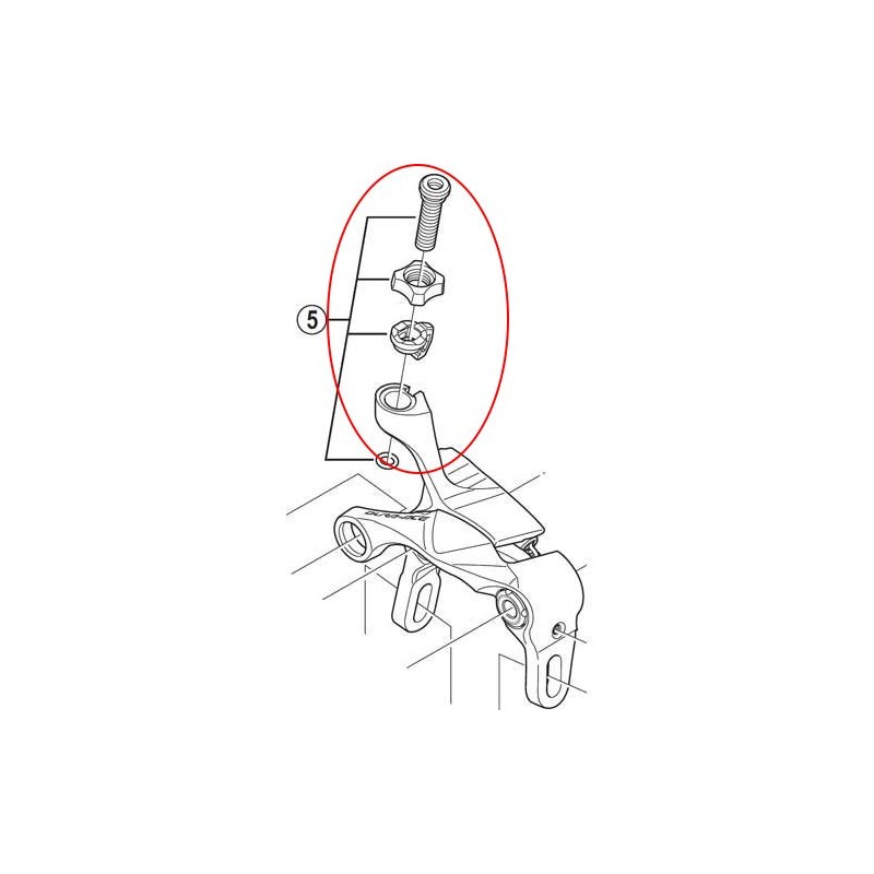 Shimano SPARE PART BR9000 cable adjust bolt
