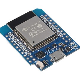 QCCAN 3PCS for ESP32 D1 Mini NodeMCU ESP-32 WLAN WiFi Bluetooth Development Board Base on ESP8266 Compatible with WeMos D1 Mini