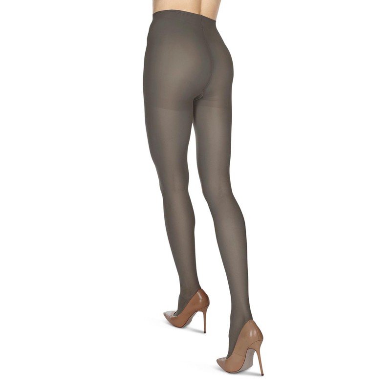 Melas Mujer opaco de microfibra Shaper Tights, Azul marino oscuro,