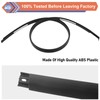 ZONFANT Pair Roof Molding Drip Weatherstrip Compatible with 2007-2021 Tundra