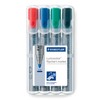 Staedtler Lumocolor 356 WP4 Flipchart Marker Refillable Stand Box with