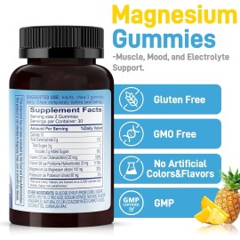 Biobor Potassium Magnesium Gummies, Magnesium Citrate & Potassium Citrate Supplements w