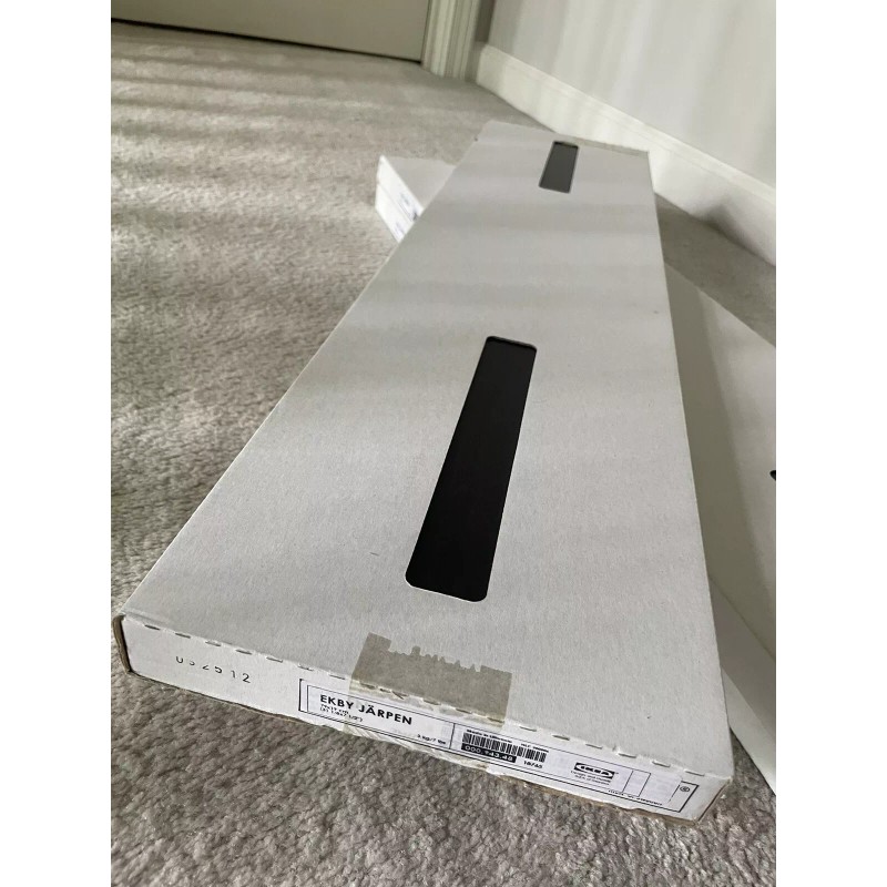 Ikea Ekby Jarpen Black Shelf 000.943.48 79x19cm 31 1/8 x