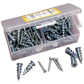 L.H. Dottie WDK8 Wall Driller Kit, 8 by 1-1/4-Inch Length Screw, 8 Anchor, zinc