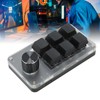 6 Key Mini Keypad with Knob RGB Light Blue Switch