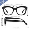 KSSESSE Reading Glasses for Women Men Square Oval Readers with