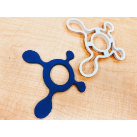 Unbranded Orange Theory Fitness Heart Rate Splat Point Cookie Cutter or Fondant, Play Doh