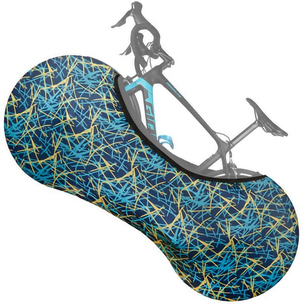 Miayaya Stretchy Bike Wheel Cover Anti Dust High Elastic Bicycle