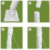 ooLALoo 6 FT Lighted Birch Tree with 128 Led Lights