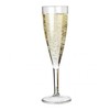 AIOS Set of 6 Unbreakable Polycarbonate Champagne Flutes. Capacity 150ml.
