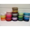 2 metres x 10mm Satin Ribbon Smoky Dark Grey Dark