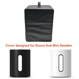 SHTCSZBA Sonos Sub Cover - Heavy Duty 600D, Dustproof, Water-Resistant, Scratch-Resistant Speaker Cover for Sonos Sub