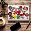 100 Pcs Rock and Roll Music Stickers, Band Sticker for