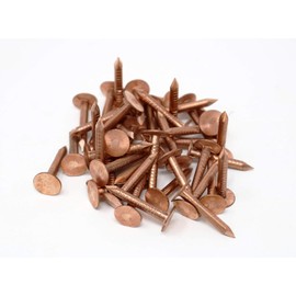 fiXte® Copper Clout Nails Suitable for Roofing, DIY, Tree Stump Removal etc. Pack Weight: 95grams. (30mm x 3.35mm)