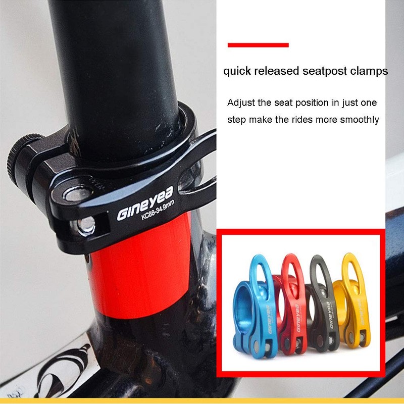 Drahtesel Bicycle Saddle Clamp Quick Release Seat Post Clamp Saddle