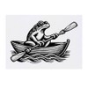 'Frog In A Rowing Boat' Temporary Tattoo - Water Resistant,
