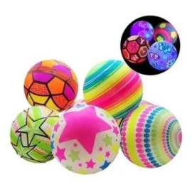 Codalis 12 Pelotas Grandes Luminosa Neón Regalo Fiesta Niños Luz