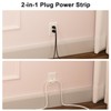 oviitech 3 Prong Twin Extension Cord,6 Feet on Each Side