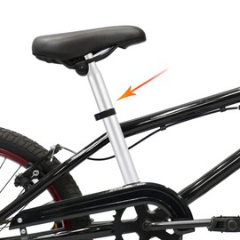 X AUTOHAUX Bicycle Seat Post Seat Tube Replacement Aluminium Alloy 25.4 x 300 mm Silver Tone