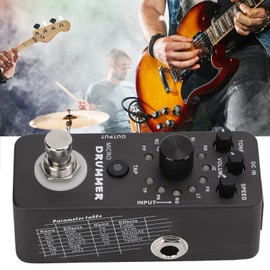 Guitar Looper Pedal, 121 Drum Loops Electric Guitar Monoblock Effect Drum Machine Pedal Loop Pedal Drum Pedal with True Bypass for Guitar Bass