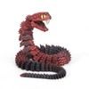 3D Printed Viper,3D Printed Snake Toy,3D Printed Animal, Fingertip 3D