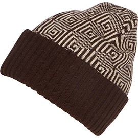 Sakkas BN17 - Lucien Pattern Knit Cap Beanie Hat Warm Light Unisex - 1759-brown - OS