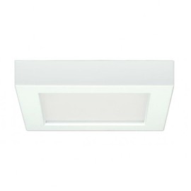 Satco S29324 Transitional LED Flush Mount in White Finish, 5.50 inches, 5.5-Inches