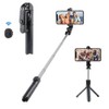 Wireless Selfie Stick, Adjustable with Tripod Stand and Detachable Wireless