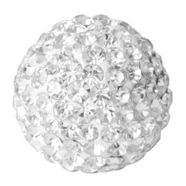 Morella Damen Halskette Edelstahl Gold 70 cm mit Schutzengel Flügel Anhänger Gold und Klangkugel Zirkonia weiß Ø 16 mm in Schmuckbeutel