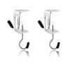 11 Pcs Desk Hook for Bag,Upgraded 2-Hook Metal Clamp Hooks,Purse