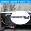 Low Profile 1 1/2 P Trap, Flexible Bathtub Shower Drain