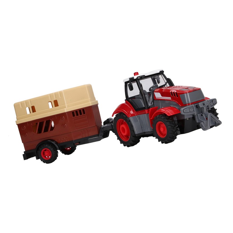 RC Farm Tractor Toy Educational Rechargeable Remote Control Electronic Farm