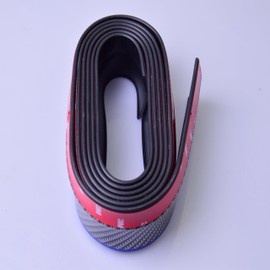 AUNAZZ Lip Spoiler Carbon Fiber 2.5 Meter Car Front Lip Bumper Protection and Scratch Protection Blue Line