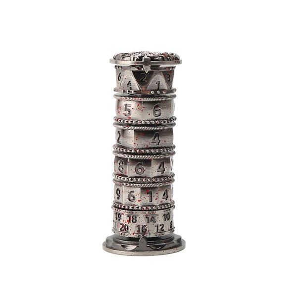 diceevil Dice Tower Spinner 7 in 1 Roulette Dice Metal