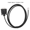 VBESTLIFE DB9 RS232 to RJ11 6P4C Console Cable, 6FT, Plug