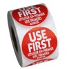 DREAM ART "USE First" Trilingual Removable Label 1.5 Inch Total