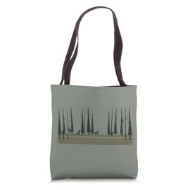 Retro Wildlife Forest Outdoors Nature Lovers Tote Bag