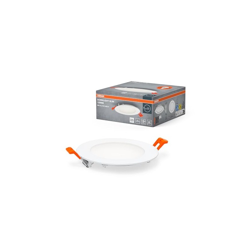 OSRAM Downlight Slim 120 mm, LED Recessed Light, 8 W,