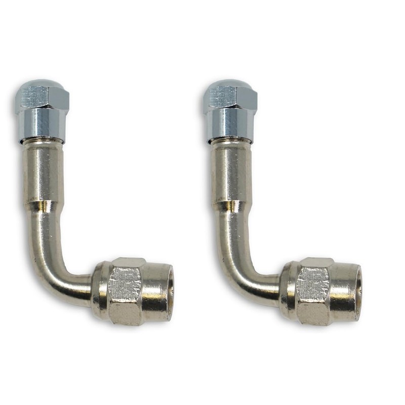 TireMinder 90 Degree Angled Valve Extender, 2 Pack