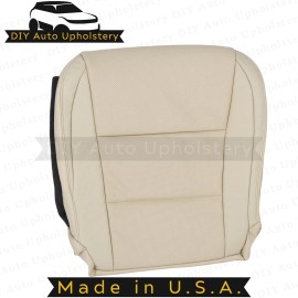 DIY Auto Upholstery 2013 to 2018 For Lexus ES350 Passenger Bottom Leather w/Vinyl perf Cover Tan