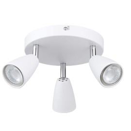IMPTS, Ceiling Spotlight, Swivelling, White, GU10 LED, 250 lm, 230 V, IP20, Warm White, Ceiling Light/Lamp