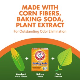 ARM & HAMMER Naturals Clumping Cat , Litter Odor Control, Multi Cat Litter, 18 lb. Bag