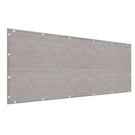 Alion Home Elegant Privacy Screen for Backyard Deck, Patio, Balcony, Fence, Pool, Porch, Railing - (2FT Height) Smoke (2' x 15')